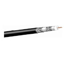 West Penn 25Q841 RG6/U Type CATV Coaxial Cable Plenum (1000 Ft.) Black