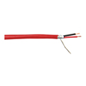 West Penn Wire 291 2 Conductor Shielded Mic/Low Voltage Communication and Control Cable 1000 Feet Red Reel-In-Box
