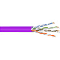 Photo of West Penn Wire 4245 Cat5e Cable with PVC Jacket - Purple - 1000 Foot Reel in a Box