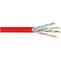 Photo of West Penn Wire 4245 Cat5e Cable with PVC Jacket - Red - 1000 Foot Reel in a Box
