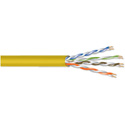 Photo of West Penn Wire 4245 Cat5e Cable with PVC Jacket - Yellow - 1000 Foot Reel in a Box