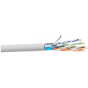Photo of West Penn 4246F 4 Pair Cat 6 F/UTP CMR Cable - 1000 Feet - White