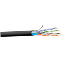 Photo of West Penn 4246F 4 Pair Cat 6 F/UTP CMR Cable - 1000ft Black