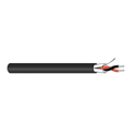 Photo of West Penn 454 1-Pair 22Awg CM Miniature Line Level Audio Cable - Black - 500 Feet