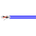 Photo of West Penn 454 1-Pair 22Awg CM Miniature Line Level Audio Cable - Blue - 500 Feet