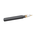 Photo of West Penn 4811 14AWG 2-Jacket RG11 95% Bare Copper Braid Outdoor Analog CCTV Video Cable - Black - 500 Foot