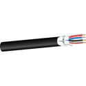 West Penn AQ3245 4 Cond. 16 AWG Aquaseal Fire-Alarm Cable - Black - 1000 Foot