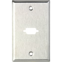 Photo of My Custom Shop 1-Gang Wall Plate w/1 D-Sub Cutout for HDMI-FF-CM Connectors