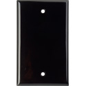Photo of My Custom Shop 1-Gang Blank Black Lexan Wall Plate