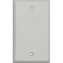 Photo of My Custom Shop 1-Gang Blank Gray Lexan Wall Plate