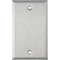 My Custom Shop Stainless Steel 1-Gang Blank Wall Plate
