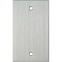 Photo of My Custom Shop WP1A 1-Gang Blank Clear Anodized Aluminum Wall Plate with Hardware