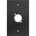 My Custom Shop 1-Gang Black Anodized Aluminum Wall Plate with D Series Style Cutout