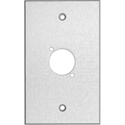 My Custom Shop 1-Gang Clear Anodized Aluminum Wall Plate with D Series Style Cutout