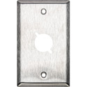 My Custom Shop 1-Gang 1-Punch Stainless Steel Wall Plate D Series Style Cutouts