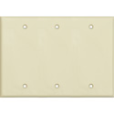 Photo of BlankTriple Gang Ivory Nylon Wall Plate