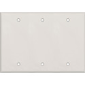 Photo of BlankTriple Gang White Nylon Wall Plate