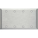 My Custom Shop WP4000 Blank 4-Gang Stainless Steel Wall Plate