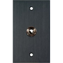 Photo of My Custom Shop WPBA-1109 1-Gang Black Anodized Wall Plate w/ 1 1/4-Inch TRS Phone Jack