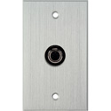 Photo of My Custom Shop WPCA-1132 1-Gang Clear Anodized Wall Plate w/ 1 4-Pin S-Video w/Solder Points