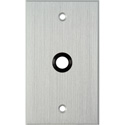 Photo of My Custom Shop WPCA-38GROM 1-Gang Clear Anodized Wall Plate w/ One 3/8 inch Grommet