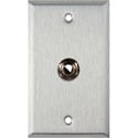 Photo of My Custom Shop WPL-1109 1-Gang Stainless Steel Wall Plate w/ 1 1/4 TRS Phone Jack