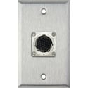 Photo of My Custom Shop WPL-1135 1-Gang Stainless Steel Wall Plate w/ EIAJ 26-Pin Female Connector