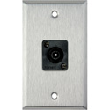 Photo of My Custom Shop WPL-1209 1-Gang Stainless Steel Wall Plate w/ 1 Toslink connector