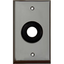 Photo of My Custom Shop 1-Gang Brown Lexan Wall Plate w/ One 3/4 inch Grommet