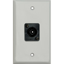 Photo of My Custom Shop 1-Gang Gray Lexan Wall Plate w/ 1 Toslink connector