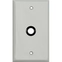 Photo of My Custom Shop WPLG-38GROM 1-Gang Gray Lexan Wall Plate w/ One 3/8 inch Grommet