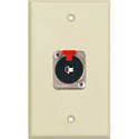 Photo of My Custom Shop WPLI-1111 1-Gang Ivory Lexan Wall Plate w/ 1 NJ3FP6C 1/4-Inch TRS Latching Jack