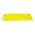 Photo of Checkers WSA-125-RFAH-DY Female Ramp for 5-Ch Yellow Jacket Cable Protector AMS Modular Accessibility System - Yellow