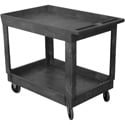 Wesco 270483 500 Lb. Capacity 24 x 36 Plastic Production Cart