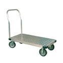 Photo of Wesco 273601 Thrifty Plate Aluminum Tread Platform Truck - 24 Inch x 36 Inch Platform