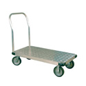 Photo of Wesco 273602 Thrifty Plate Aluminum Tread Platform Truck - 24 Inch x 48 Inch Platform