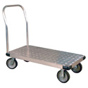 Photo of Wesco 273608 Thrifty Plate Aluminum Tread Platform Truck - Light Duty