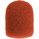 Photo of WindTech 1100 Series 1100-07 Small Size Foam Ball Windscreen 1/4 inch Tangerine
