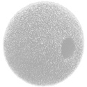 Photo of WindTech 1500 Series 1500-02 Small Size Foam Ball Windscreen 3/8in Off-White
