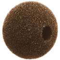 Photo of WindTech 1500 Series 1500-09 Small Size Foam Ball Windscreen 3/8in Brown