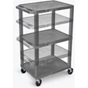 Photo of Luxor WT1642E-GY Open Shelf Utility And Audio Visual Carts - Grey