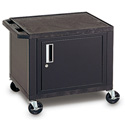 Photo of Luxor WT42C2E Utility AV Cart 42 Inch High with Black Cabinet