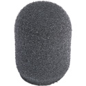 WindTech 500-12 500 Series Military Grade Foam Windscreen for Headset/Podium/Lavalier Type Microphone - 1/2 Inch - Black