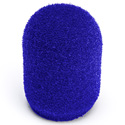 Photo of WindTech 500-05 500 Series Military Grade Foam Windscreen for Headset/Podium/Lavalier Type Microphone - 1/2 Inch - Blue