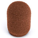 Photo of WindTech 500-09 500 Series Military Grade Foam Windscreen for Headset/Podium/Lavalier Type Microphone - 1/2 Inch - Brown