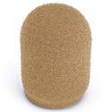 Photo of WindTech 500-19 500 Series Military Grade Foam Windscreen for Headset/Podium/Lavalier Type Microphone - 1/2 Inch - Tan