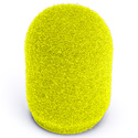 Photo of WindTech 500-21 500 Series Military Grade Foam Windscreen for Headset/Podium/Lavalier Type Mics - 1/2 Inch Neon Yellow