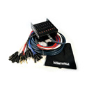 Whirlwind ME-24-4-SB-100 Snake - Box to Fan MEDUSA ELITE 24 XLR Inputs 4 1/4 Inch TRS Returns - 100 Foot