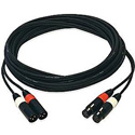 Whirlwind MK4PP01 Twin XLR Cable - 1 Foot