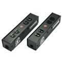Whirlwind PL1T-420-BK Power Link PL1 Stringer Power Strip - PowerCon True One I/O / 2x HBL5352BK and Neon Indicator Lamp